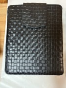 Pokrowiec na laptopa skórzany czarny (33x26,5 cm)