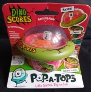 Pop-A-Tops - gra karciana Dino Scores, karty z obrazkami Dinozaury
