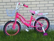 Rowerek 16 cali coolest jasny i ciemny róż