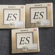 MiniDisc MD SONY ES 80 Japan Zestaw 3sztuki