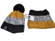 zimowa czapka i komin z wełna, 3-8 lat