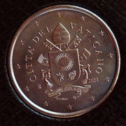 WATYKAN 2023 2 CENTY UNC !!!!!!!!!!