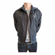 Czarna kurtka Adidas S M bomberka vintage oldschool casual