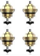 Wkład zaworowy M30 x 1,5 do ogrzewania podłogowego – Zestaw 4 szt., 