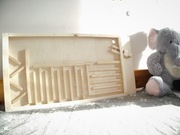 Labirynt z katapultą -Drewniana zabawka montessori