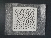 Pokrywa brodzika syfonu Arda kratka biała