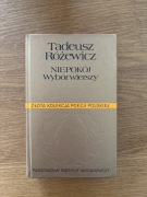 Tadeusz Różewicz Niepokój (wybór wierszy z lat 1945-1995)