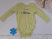 body Lupilu żółte I love cuddles 74/80 cm 6-12 M