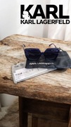 Okulary przeciwsłoneczne Karl Lagerfeld KL6059S niebieskie kwadratowe nowe