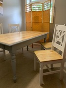 ZESTAW DO SALONU rozkładany stół i 4 KRZESEŁ