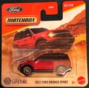 Matchbox 2025 2022 Ford Bronco Sport 87/125 1:64