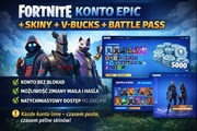 Konto Fortnite – rzadkie skiny, Battle Pass, V-BUCKS, gotowe do gry