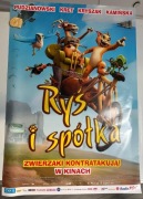 Ryś i spółka. Oryginalny plakat filmowy.