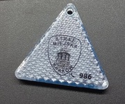 Breloczek odblaskowy brelok straż miejska odblask 