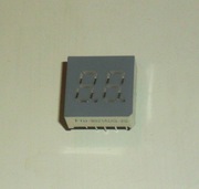 Wyświetlacz LED 2x7 mm, zielony, FORYARD FYD-3021AUG-20