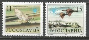 Jugosławia 1991 Mi 2503-2504 ptaki kormorany**czyste