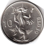 WYSPY SALOMONA 10 centów 2012, KM# 235, UNC