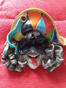 Ceramiczna maska wenecka do zawieszenia 