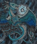 Obraz "Serce burzy" Akryl na płótnie 100x120 cm