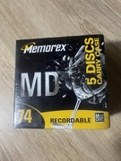 Mini Disc Memorex 74 min x 5 szt Nowe MD