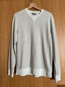 Męska bluza kremowa w beżowe paski, COS - S