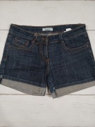 Szorty jeansowe Denim Life 36 S krótkie spodenki damskie granatowe