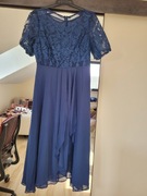 Sukienka wizytowa granatowa