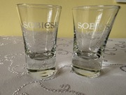 Kieliszki do Wódki Sobieski 50 ml Zestaw 2 szt Shot Glass Kolekcjonerskie