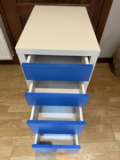 IKEA- szafka  na kółkach niebieska 