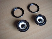 Głośniki średniotonowe 4 ohm + pierścienie ozdobne AEG [cena za cały kpl.]