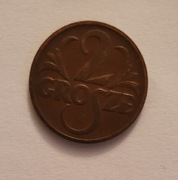 2 grosze 1937 moneta