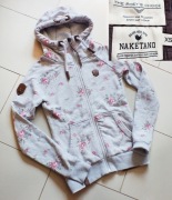 Naketano fajna bluza z kominem w kwiaty r.XS