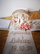 Exploding box, kartka, ślub 