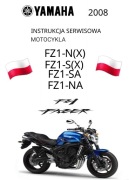 SERWISOWKA YAMAHA FZ1 N S 1000 Fazer 2008r KSIAZKA NAPRAW KODY j.POLSKI