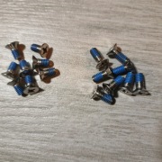 Śruby do wiązania snowboardowe 8szt 14 mm + 8 szt 12mm NOWE ! F2, Nito 