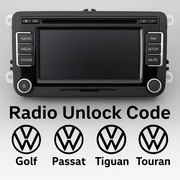 Kod odblokowania radia VW RCD510   cyfrowa dostawa PIN z numeru seryjnego