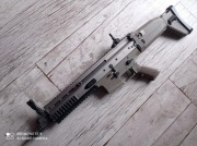 karabinek asg WE GBB scar 16 tan 