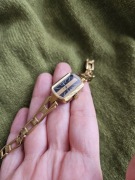 Zegarek Damski Łucz (Luch) Vintage ZSRR – Czarna Tarcza, Art Deco, Sprawny