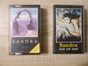 SANDRA -  Ten on one , Into a secret land -   2 kasety audio STARLING