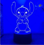 Kreskówka Stitch figurka 3D LED