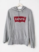 Szara bluza kangurka z kapturem Levi’s S