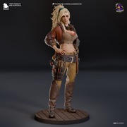 Figurka druk 3D żywica " Gemma Monster Hunter Wilds " - 1/8