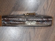 Bransoletka na rzemykach boho etno rock