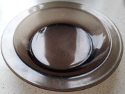 Półmisek talerz okrągły dymny Duralex