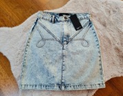 Reserved spódnica jeansowa mini nowa z metką jeans 34 xs 