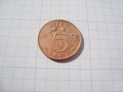 Holandia 5 centów 1952