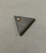 NOWA Skórzana portmonetka na monety szara unisex