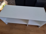 BAGGEBO Szafka pod TV, biały, 90x35x40 cm