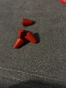 10897 LEGO 3942c 4528786 stożek 2x2 czerwony 1szt