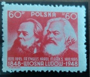 Znaczek pocztowy - Polska - 1948r.
